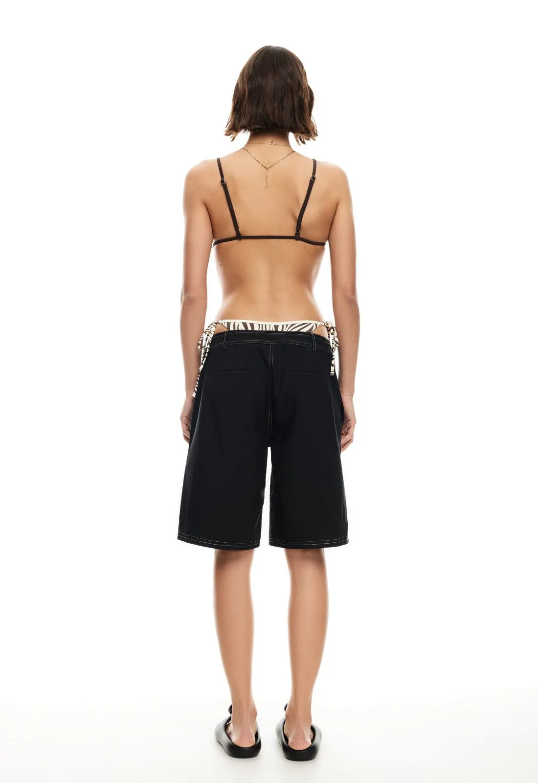 RIO TIE TOP - BROWN sold by Lioness product image thumbnail 4