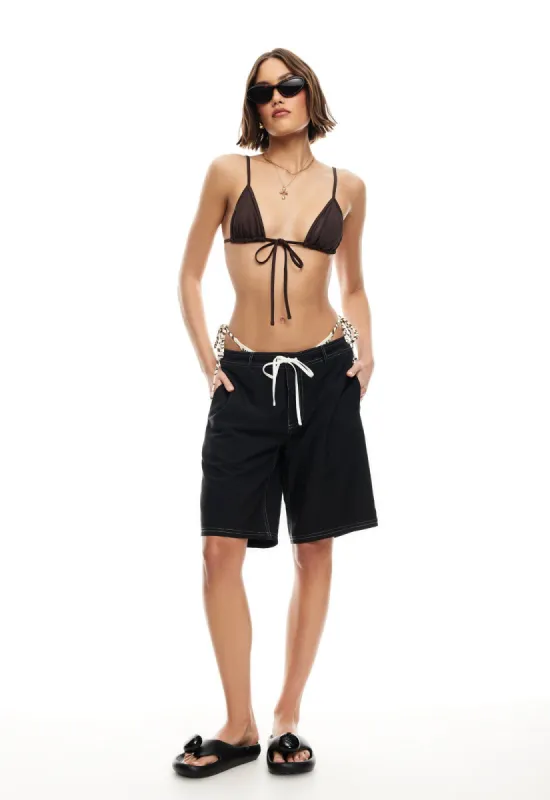 RIO TIE TOP - BROWN sold by Lioness