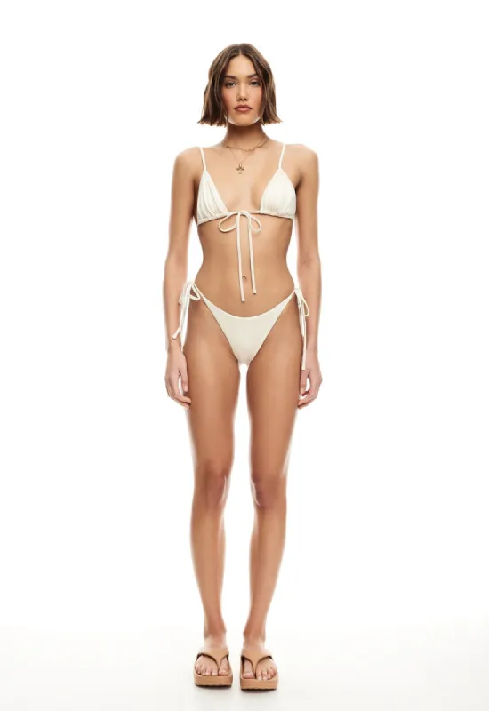 RIO TIE BOTTOM - CREAM sold by Lioness