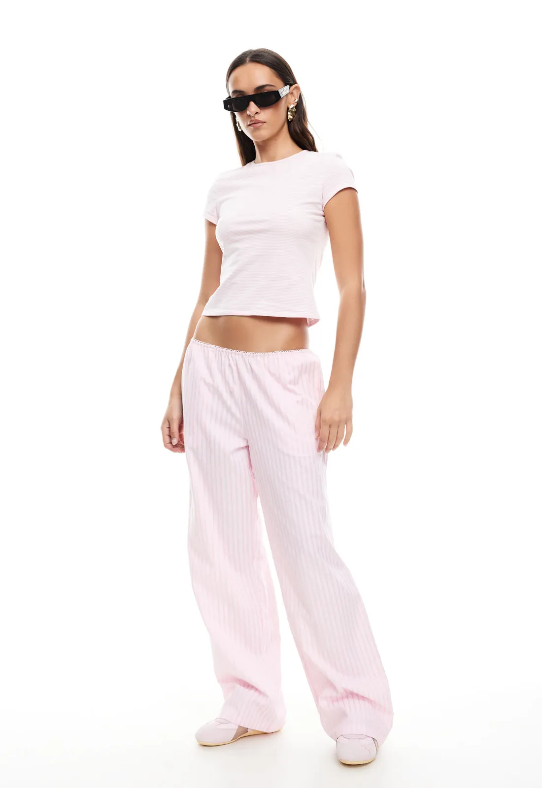 IN BLOOM TEE - PINK STRIPE sold by Lioness product image thumbnail 4