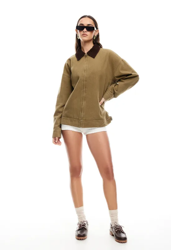 WORKWEAR JACKET - CHESTNUT sold by Lioness