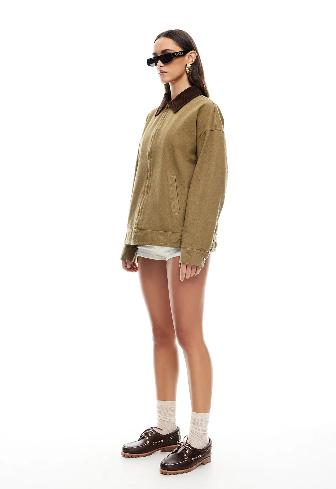 WORKWEAR JACKET - CHESTNUT sold by Lioness product image thumbnail 4