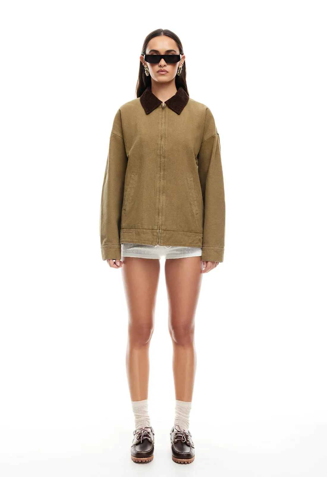 WORKWEAR JACKET - CHESTNUT sold by Lioness product image thumbnail 2