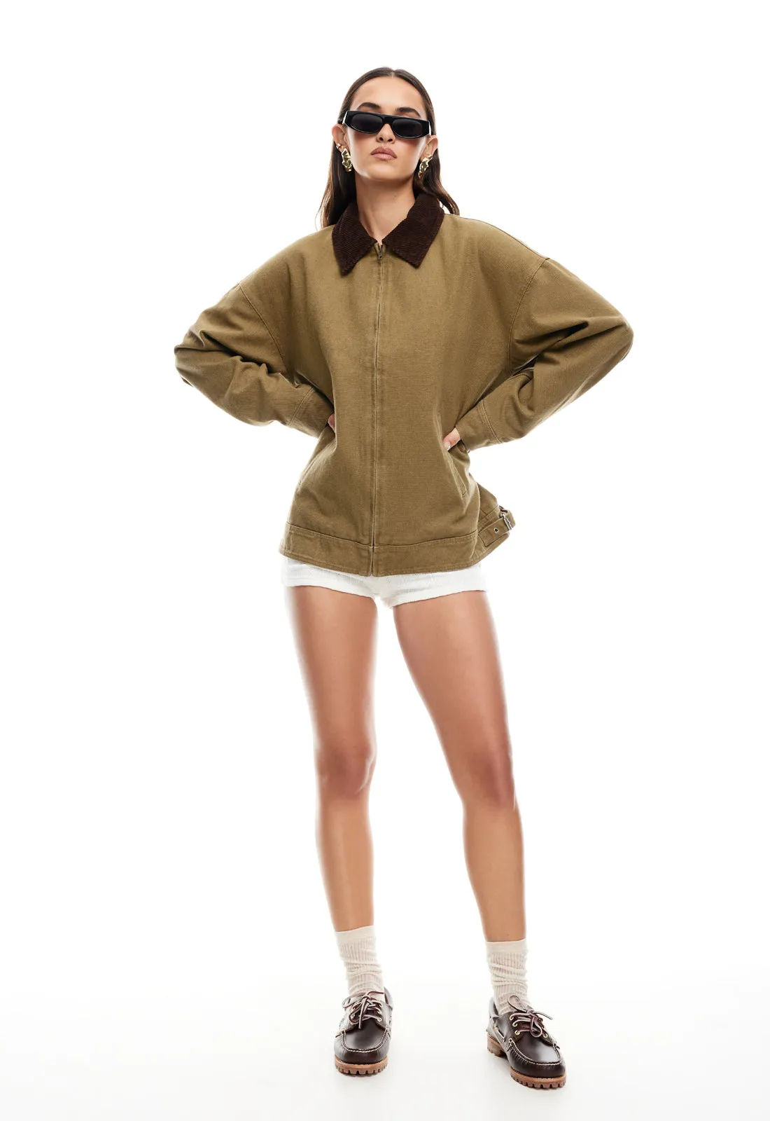 WORKWEAR JACKET - CHESTNUT sold by Lioness product image thumbnail 3