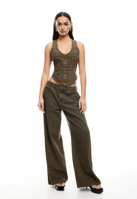 WESTWOOD TOP - PETROL sold by Lioness