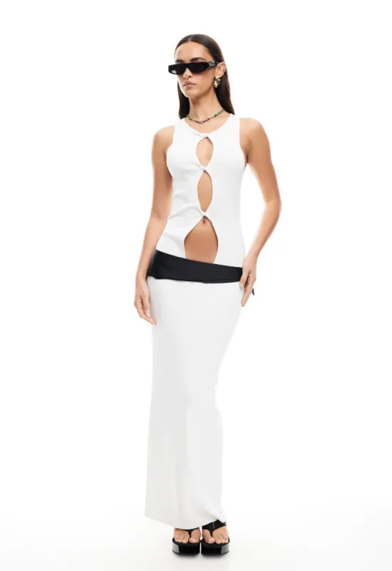 HOMECOMING MAXI DRESS - IVORY sold by Lioness