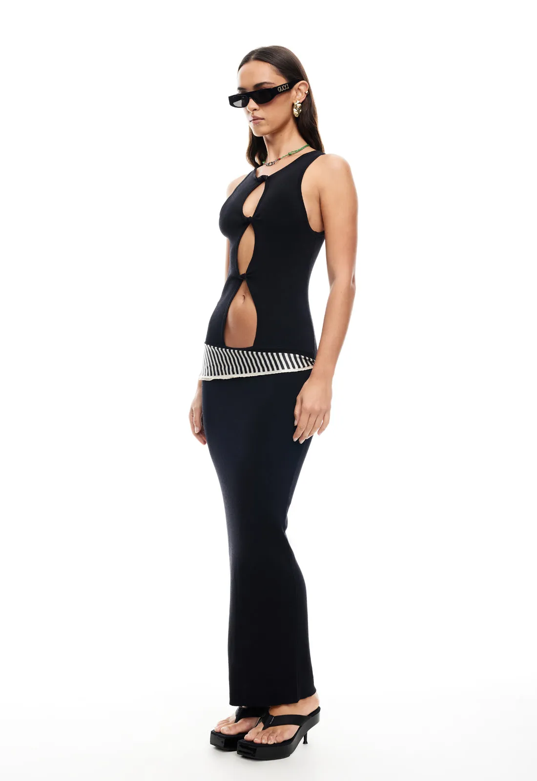 HOMECOMING MAXI DRESS - ONYX sold by Lioness product image thumbnail 3