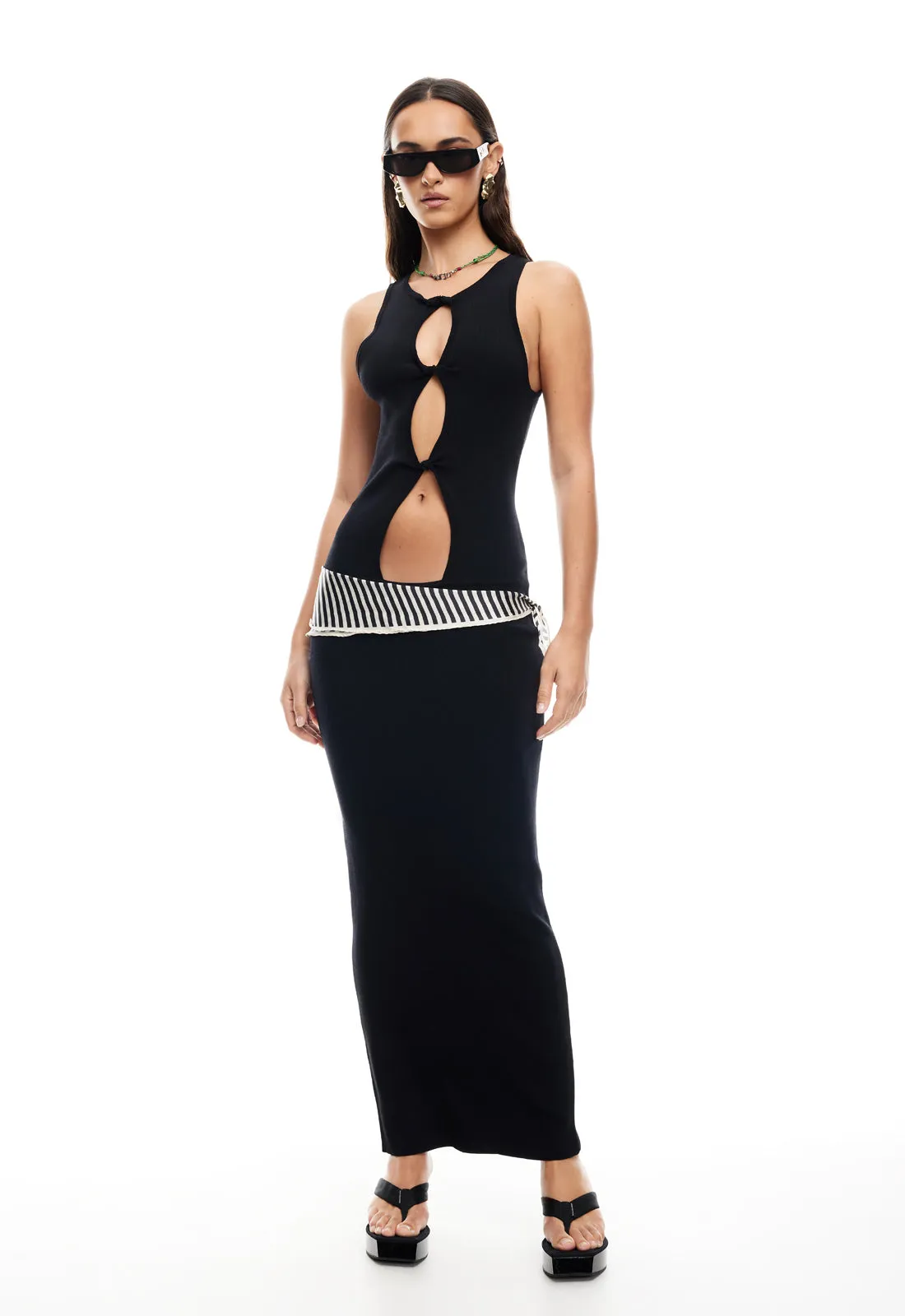 HOMECOMING MAXI DRESS - ONYX sold by Lioness product image thumbnail 2
