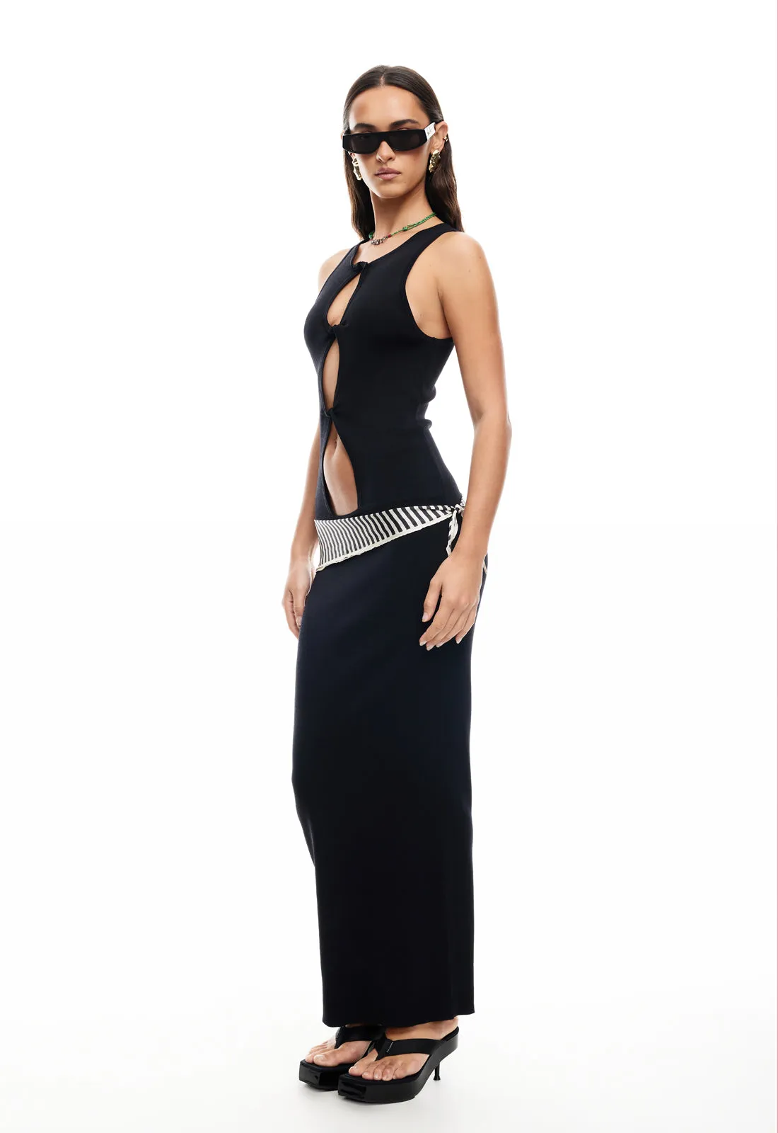 HOMECOMING MAXI DRESS - ONYX sold by Lioness product image thumbnail 4