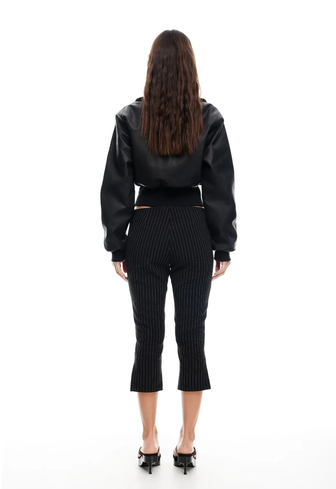 WESTWOOD CROP JACKET - ONYX sold by Lioness product image thumbnail 5