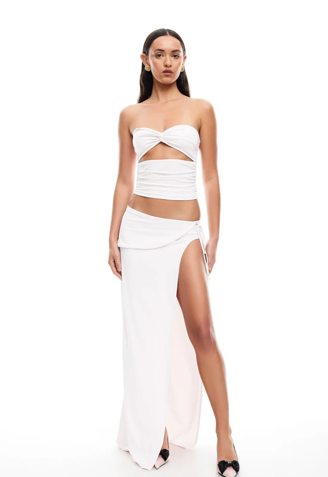 JULIETTE MAXI SKIRT - BLUSH sold by Lioness product image thumbnail 3