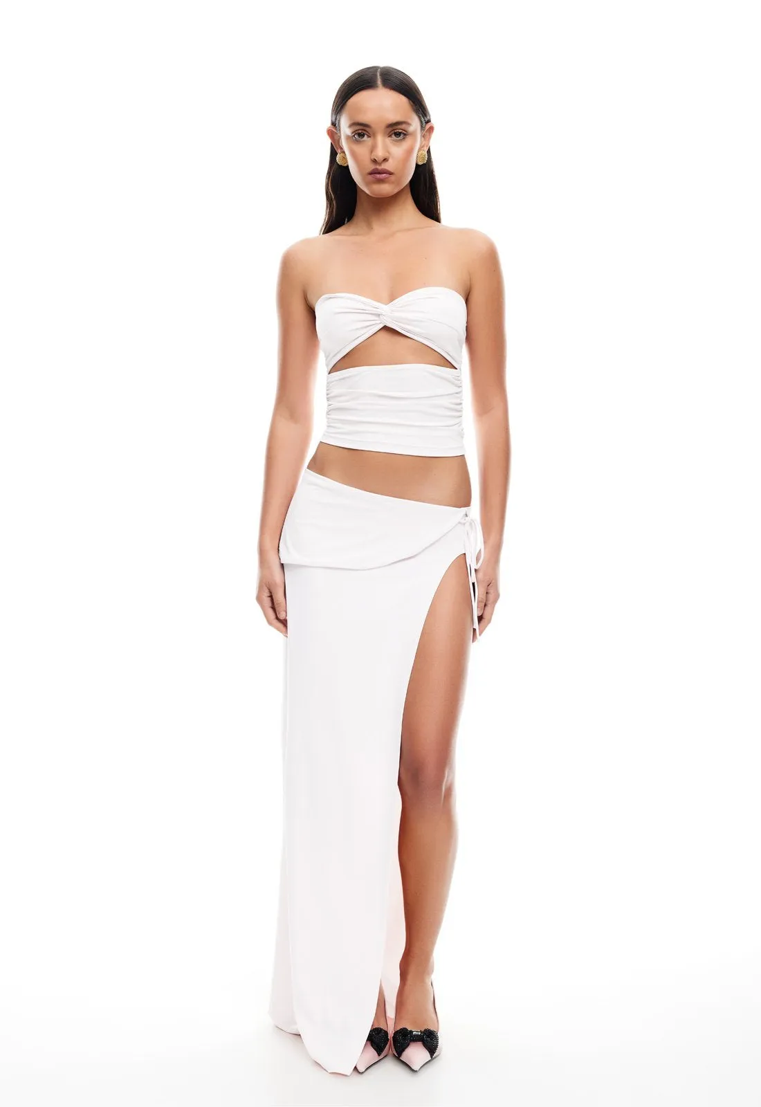 JULIETTE MAXI SKIRT - BLUSH sold by Lioness product image thumbnail 2