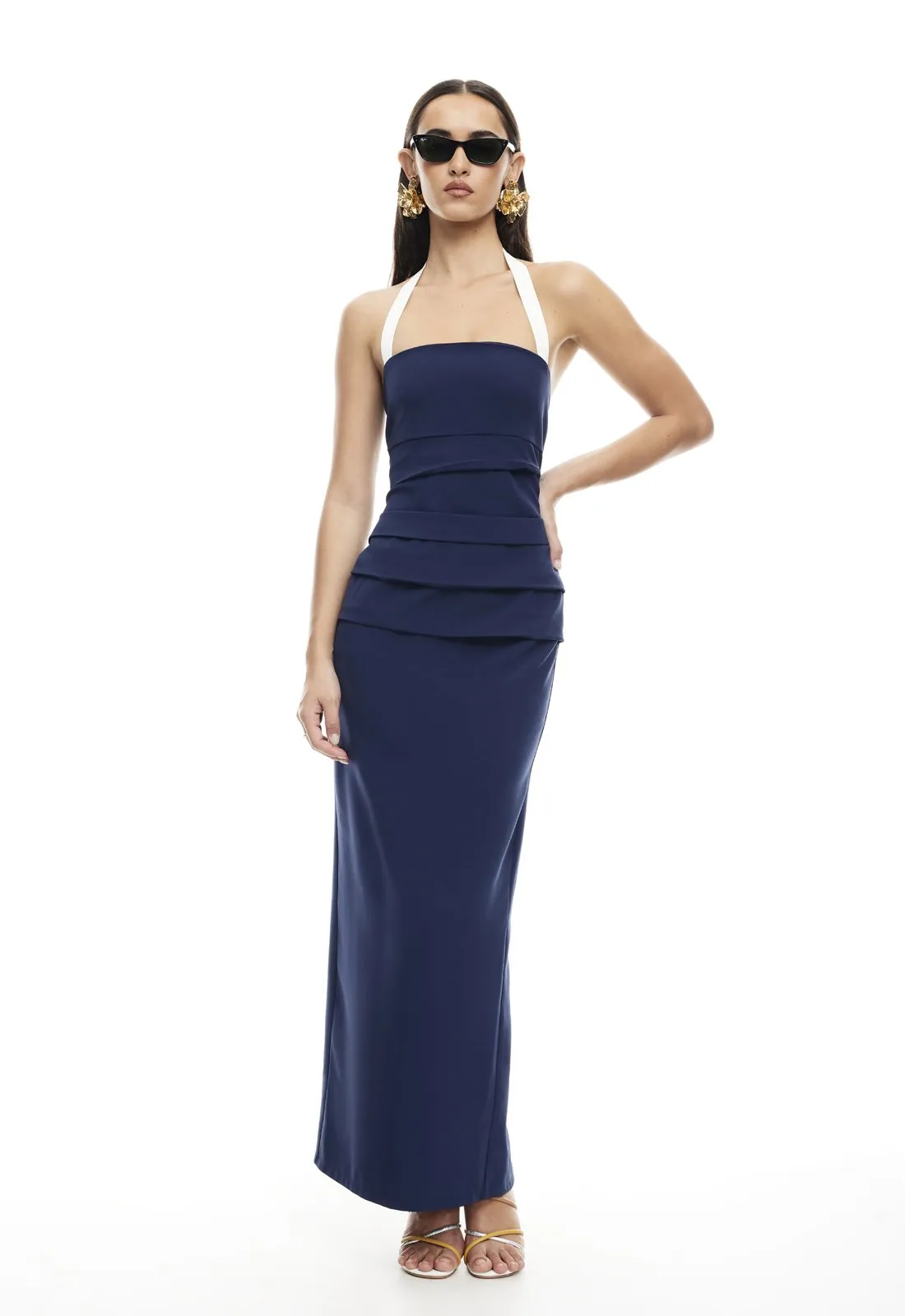 1999 MAXI DRESS - NAVY sold by Lioness