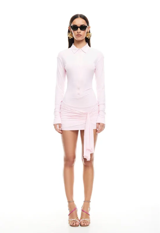 SOHO MINI DRESS - BUBBLEGUM sold by Lioness