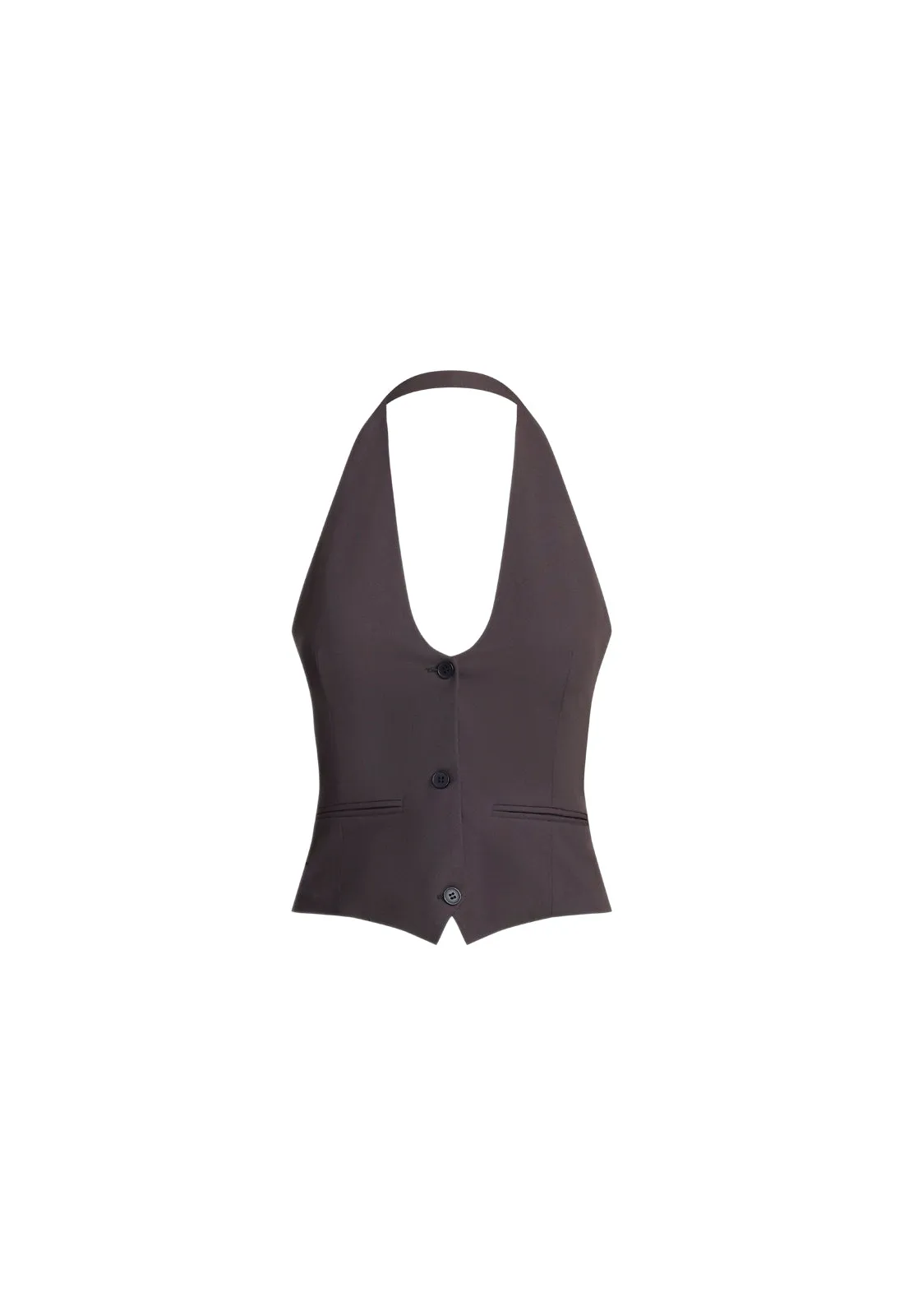 RENEWAL HALTER TOP - ONYX sold by Lioness product image thumbnail 5