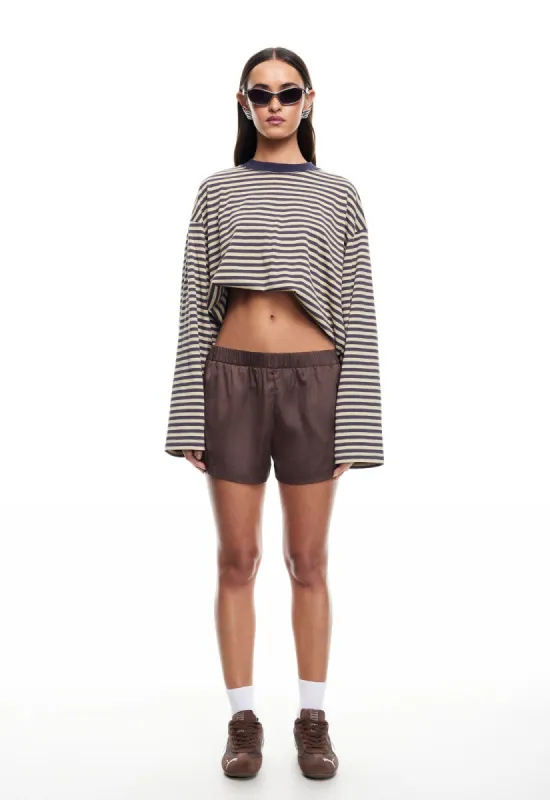 SUNRISE SHORTS - CHOCOLATE sold by Lioness