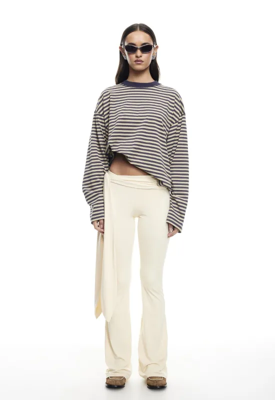 BLOOM LONG SLEEVE - BEIGE STRIPE sold by Lioness