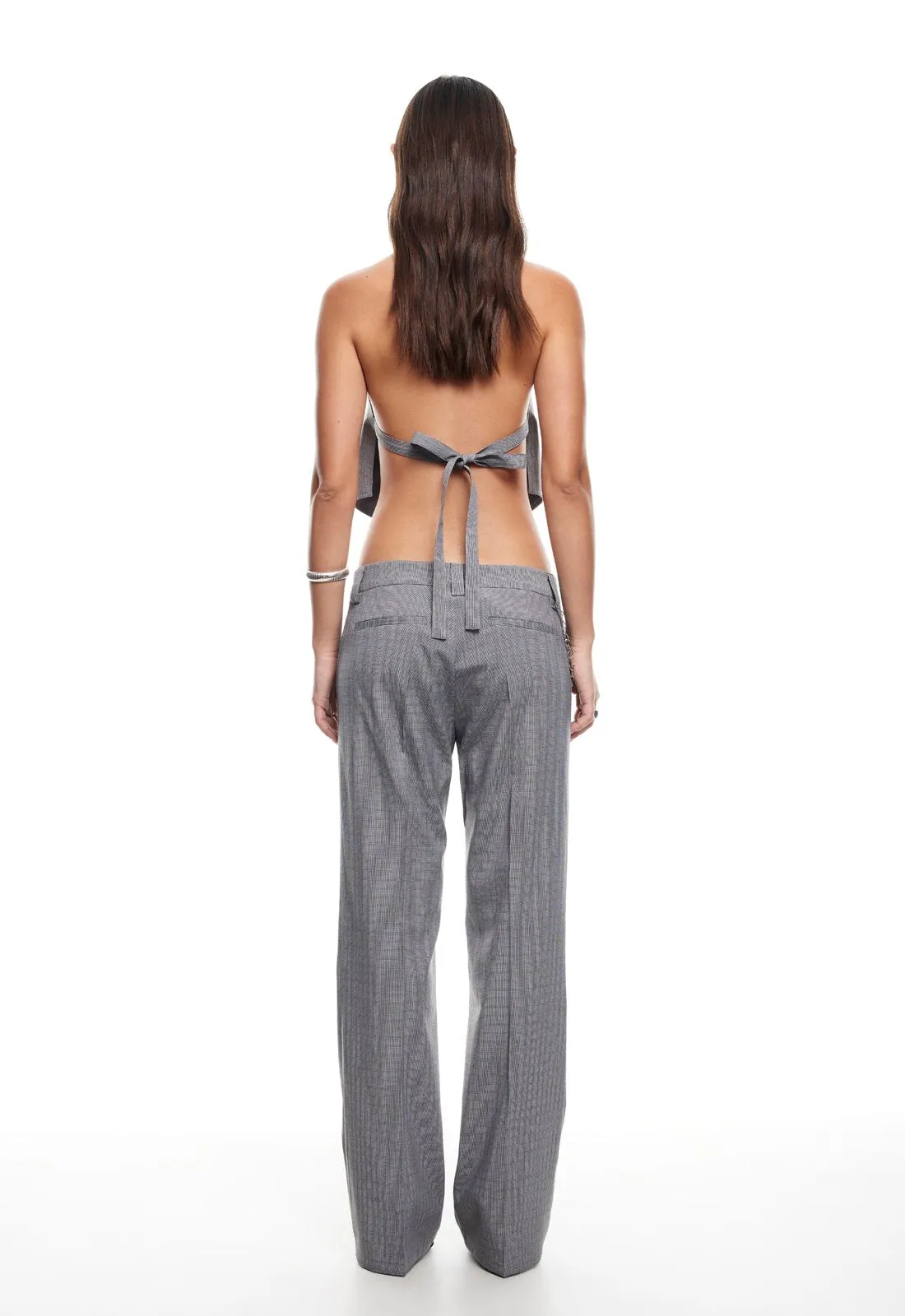 BESSETTE PANT - ONYX GINGHAM sold by Lioness product image thumbnail 4