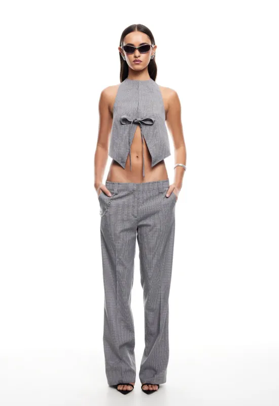 BESSETTE PANT - ONYX GINGHAM sold by Lioness