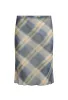 SHORELINE MIDI SKIRT - BLUE CHECK sold by Lioness