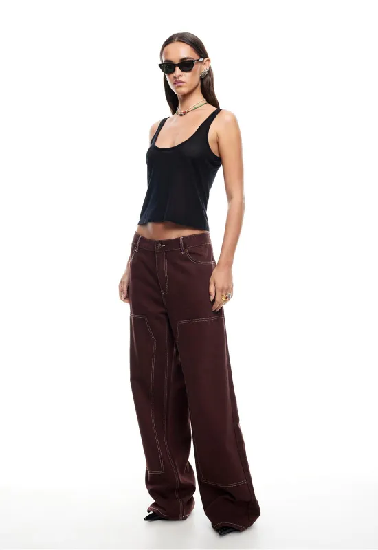 ANCHOR JEAN - CHOCOLATE sold by Lioness