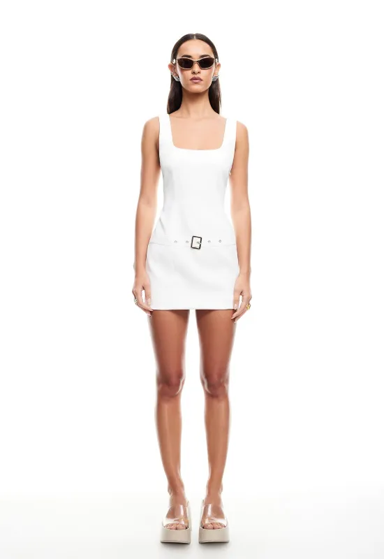 REELING MINI DRESS - FOAM sold by Lioness