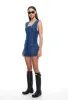 L'ESPRIT MINI DRESS - INDIGO sold by Lioness