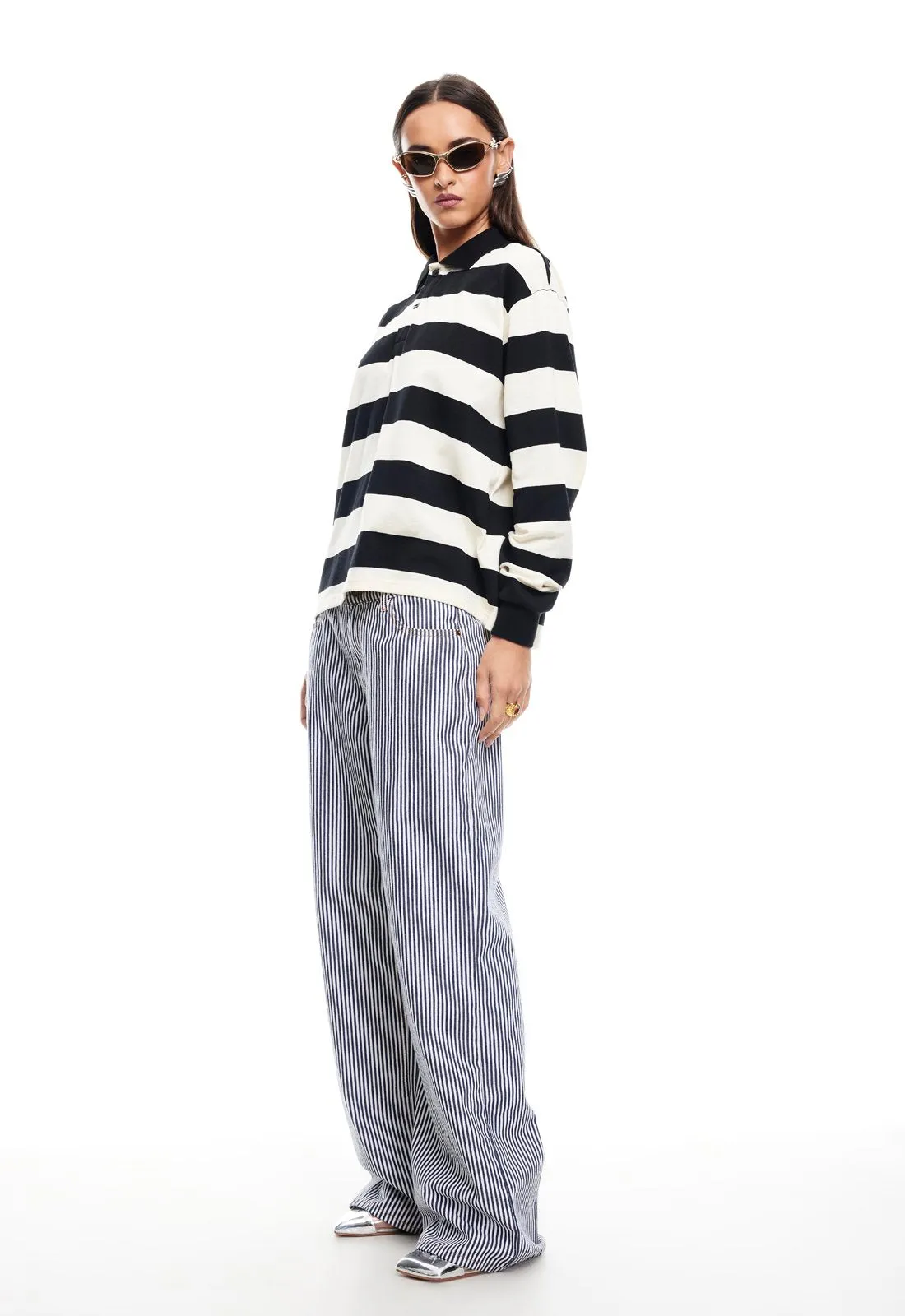 NAUTICA JERSEY - INK STRIPE sold by Lioness product image thumbnail 3