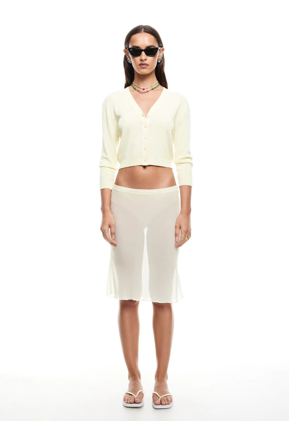 SHORELINE MIDI SKIRT - DAISY sold by Lioness product image thumbnail 2