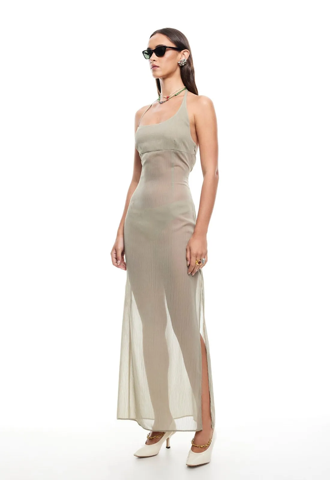 DRIFTWOOD MAXI DRESS - MATCHA sold by Lioness product image thumbnail 3