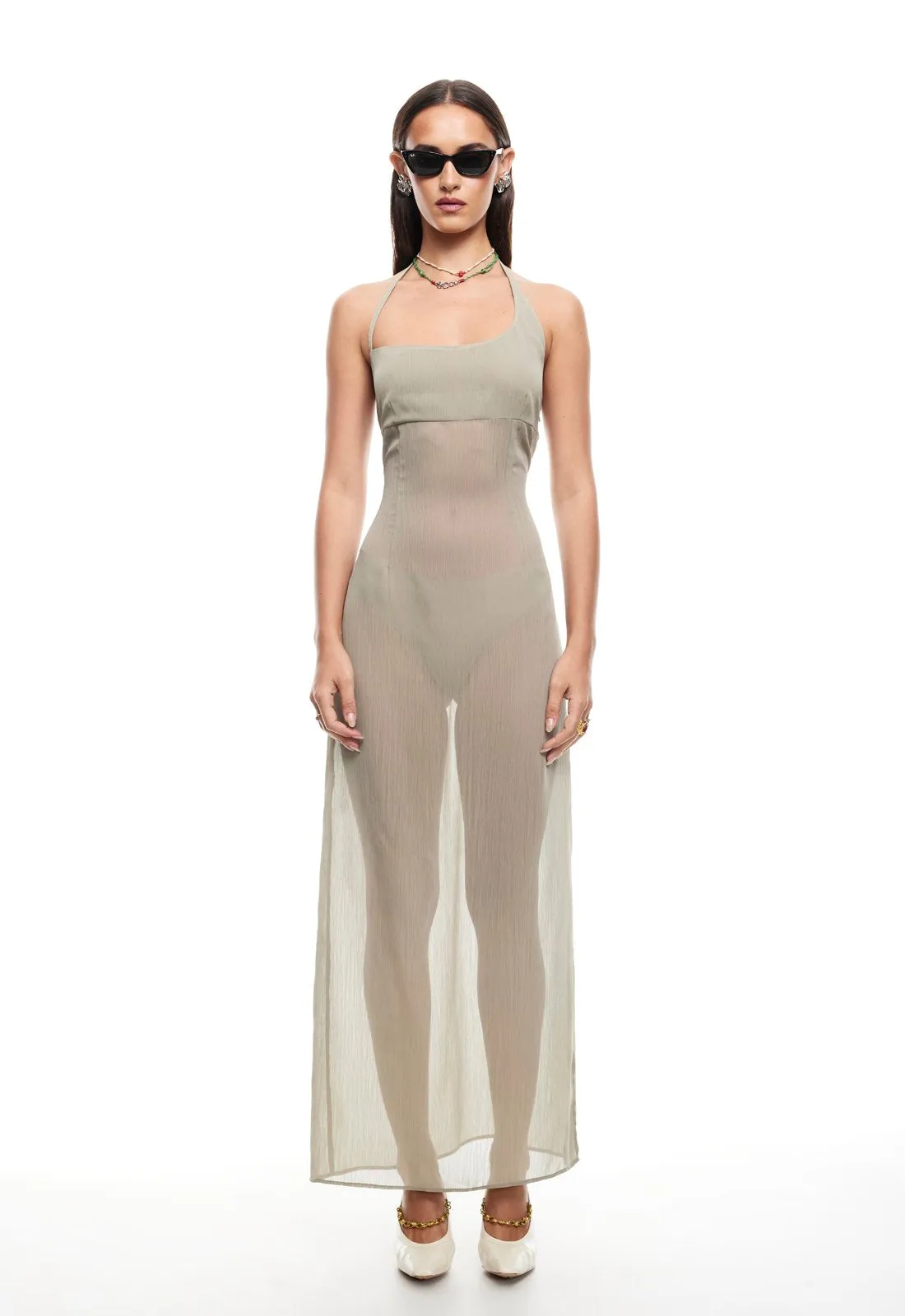 DRIFTWOOD MAXI DRESS - MATCHA sold by Lioness product image thumbnail 2