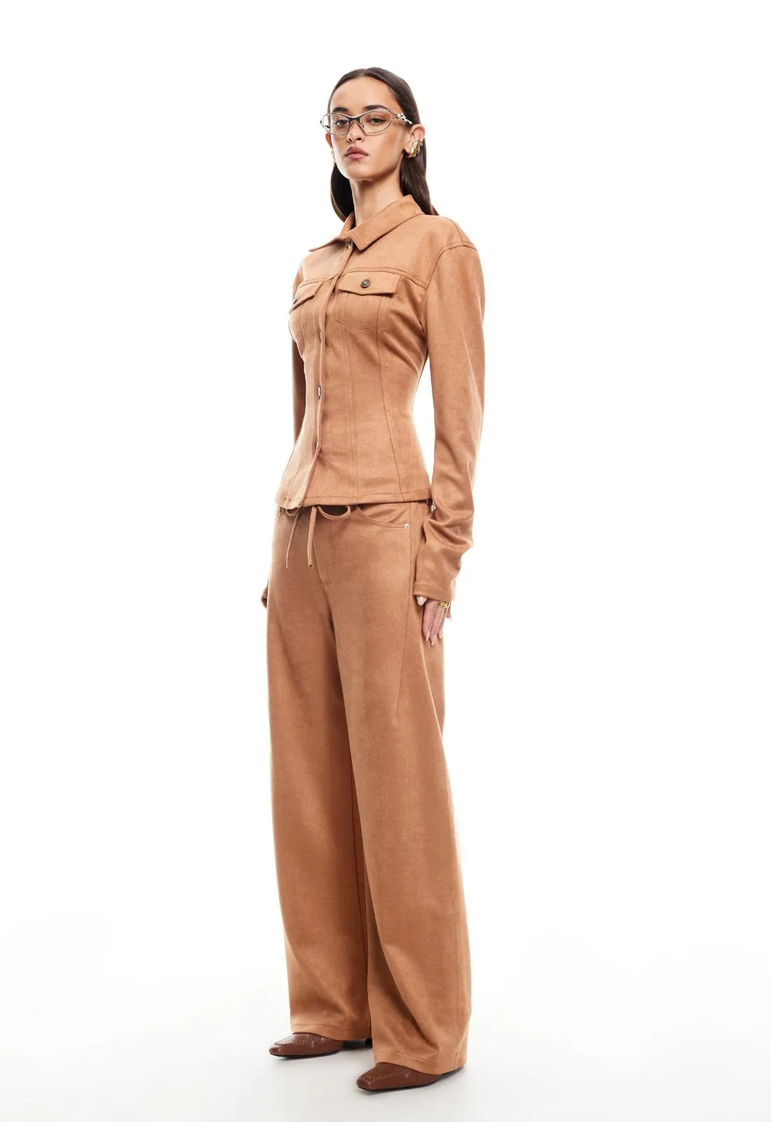 DUSTY PANT - CAMEL sold by Lioness product image thumbnail 3