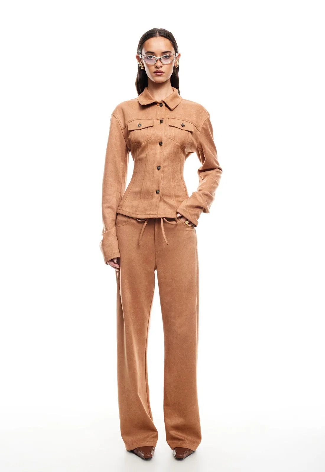 DUSTY PANT - CAMEL sold by Lioness product image thumbnail 2