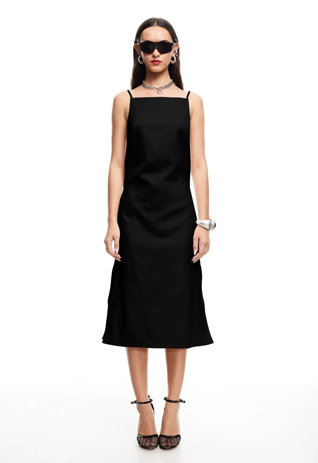 ALEXA MIDI DRESS - ONYX sold by Lioness product image thumbnail 3