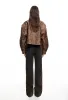 HAILEY BOMBER - VINTAGE CHOCOLATE sold by Lioness