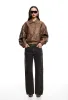 HAILEY BOMBER - VINTAGE CHOCOLATE sold by Lioness