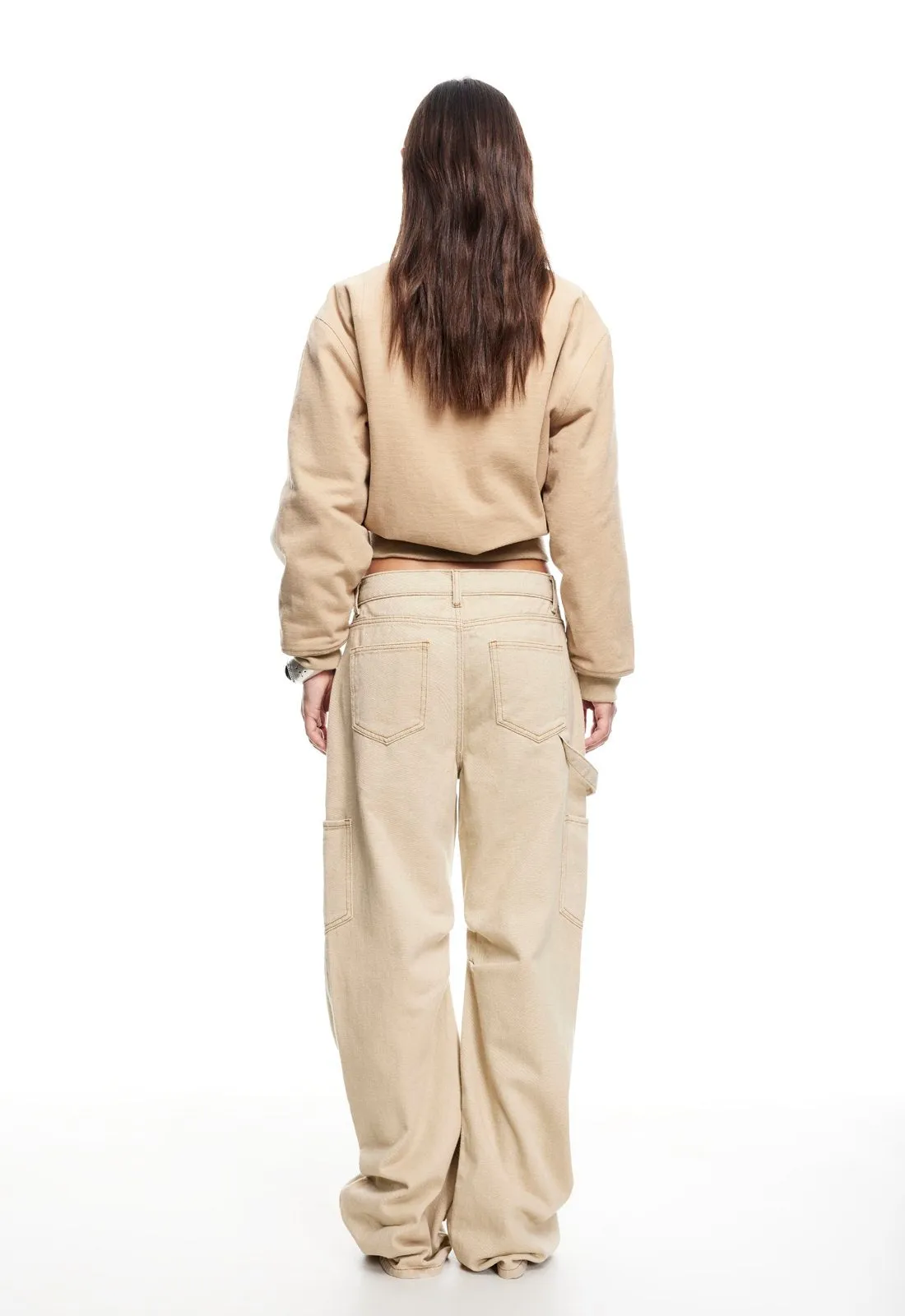 WORKER BOMBER - LIGHT TAN sold by Lioness product image thumbnail 4