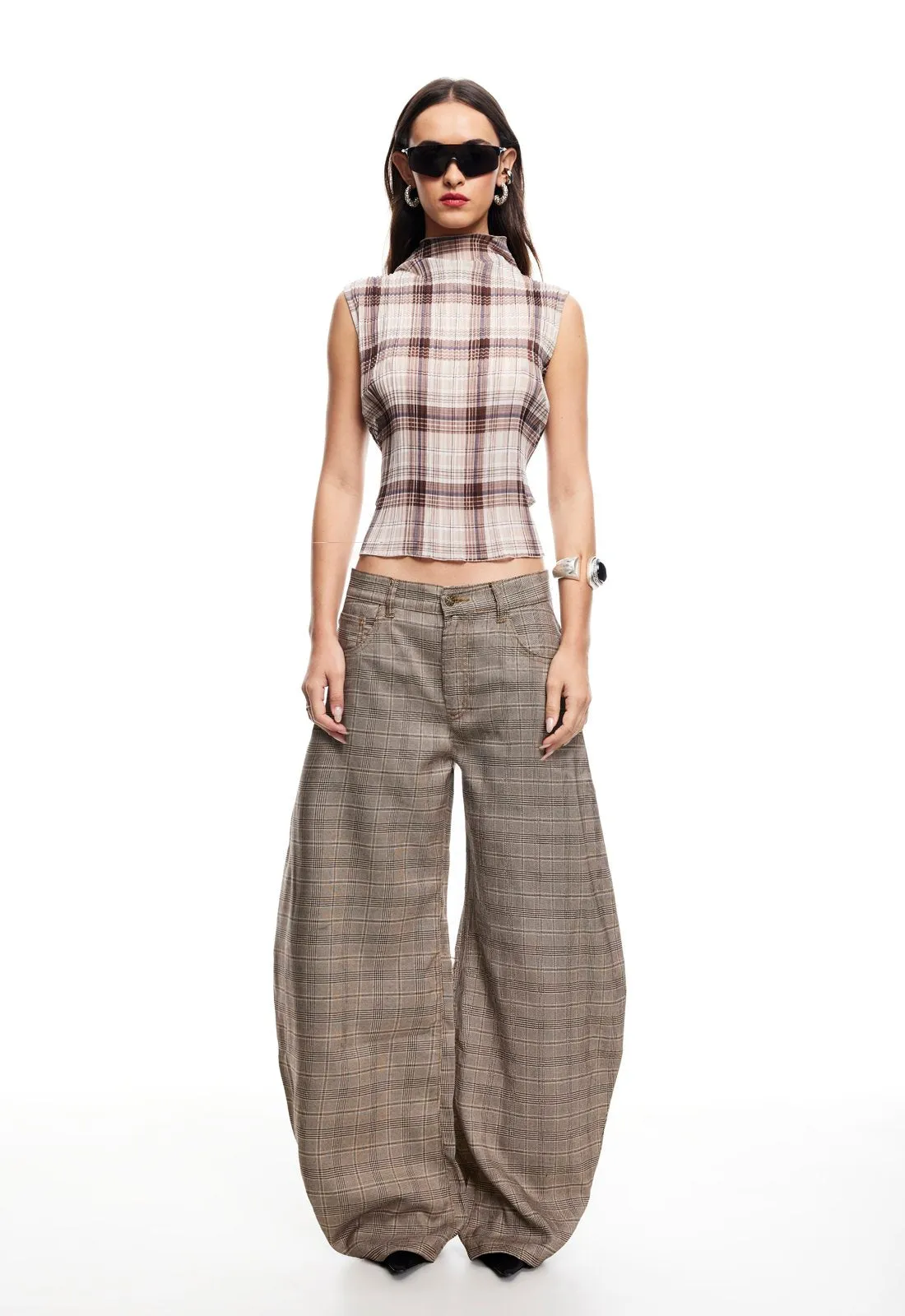 FORD TOP - TAN PLAID sold by Lioness