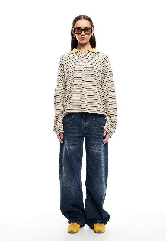 REBELS JERSEY  - YELLOW STRIPE sold by Lioness