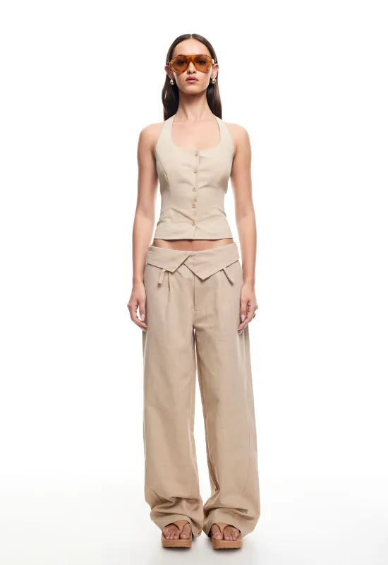 FLOURISH PANT - DEEP WHEAT sold by Lioness