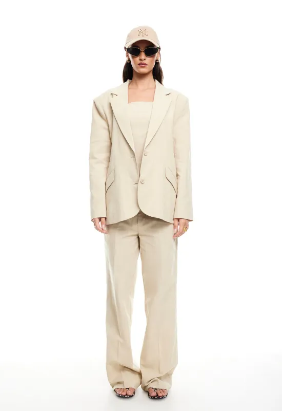 SERENE BLAZER - DEEP WHEAT sold by Lioness