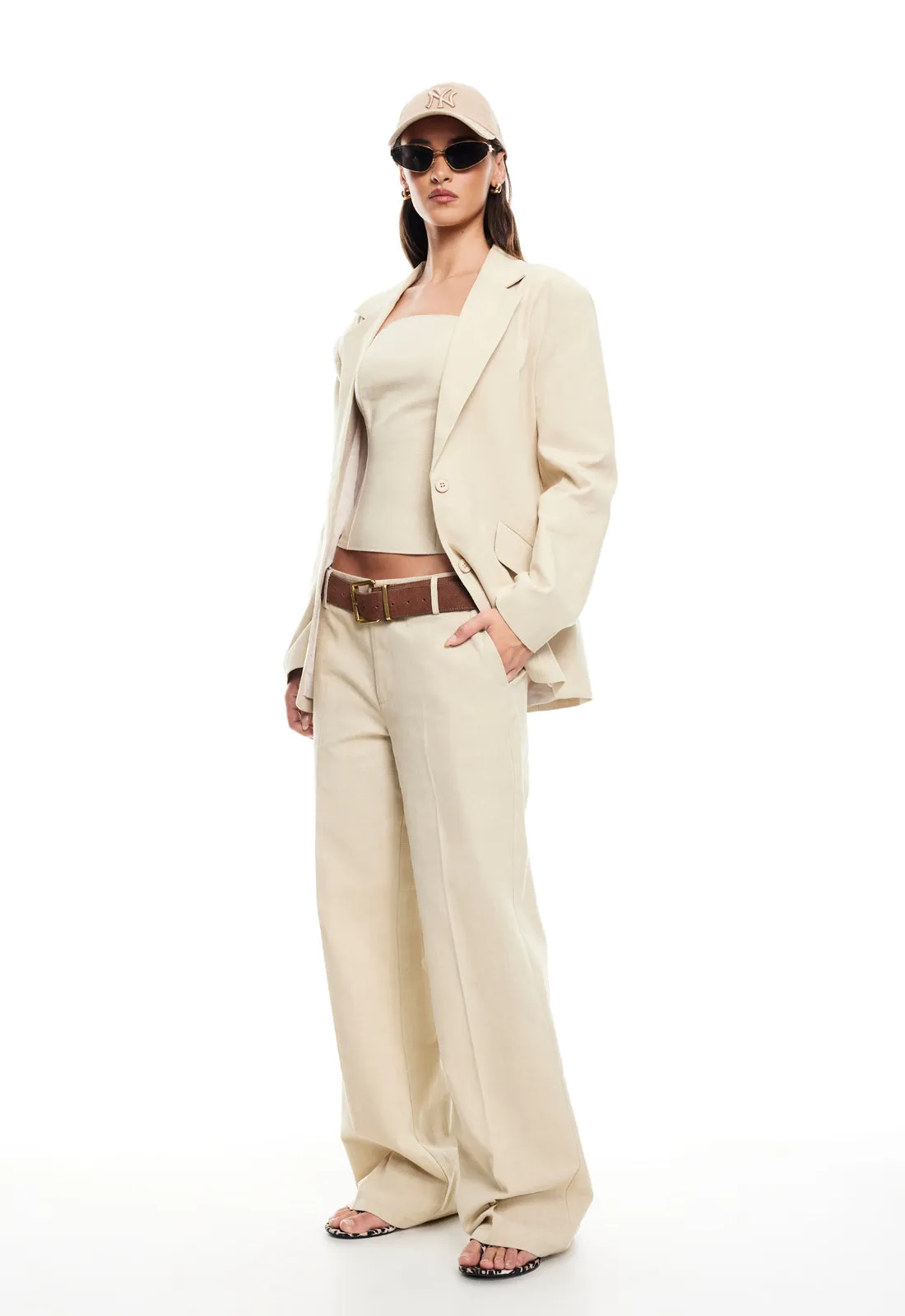 SERENE BLAZER - DEEP WHEAT sold by Lioness product image thumbnail 2