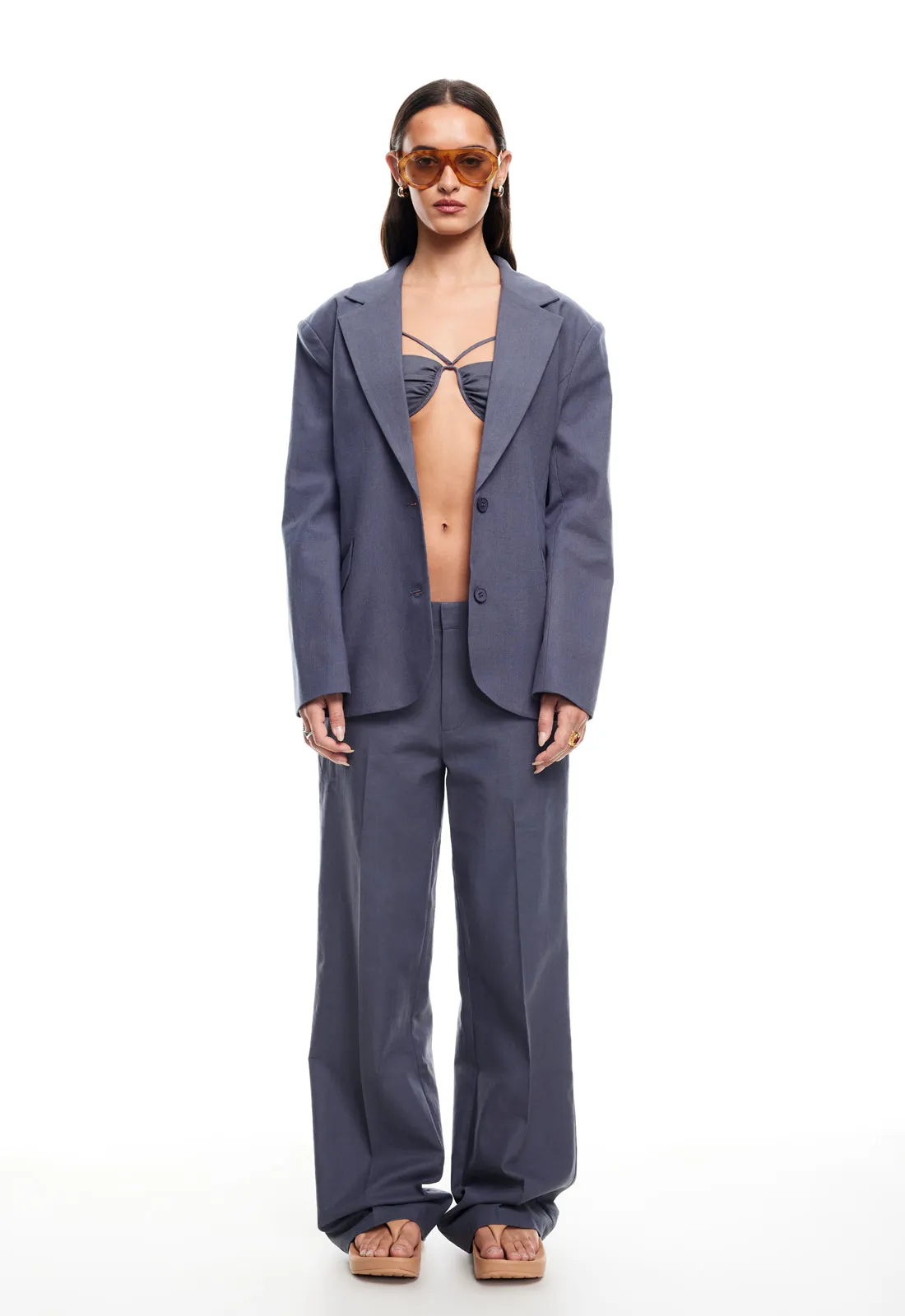 SERENE BLAZER - MINERAL sold by Lioness