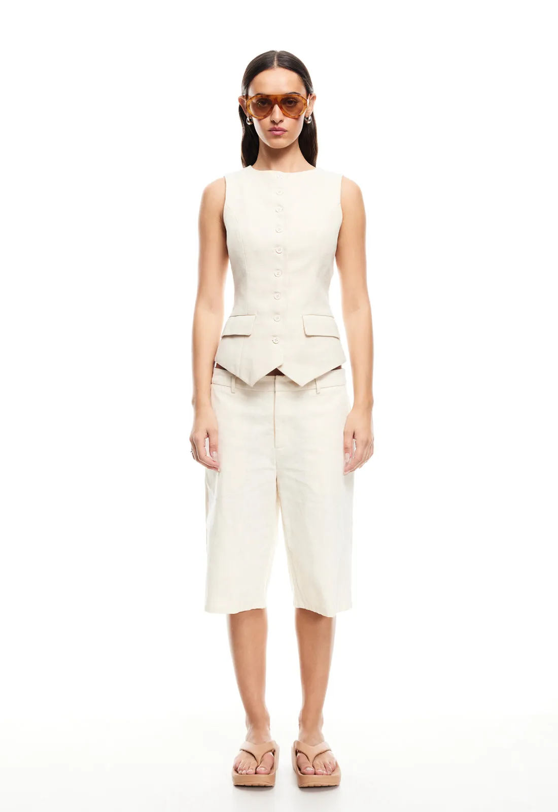 TRANQUILITY TOP - IVORY sold by Lioness