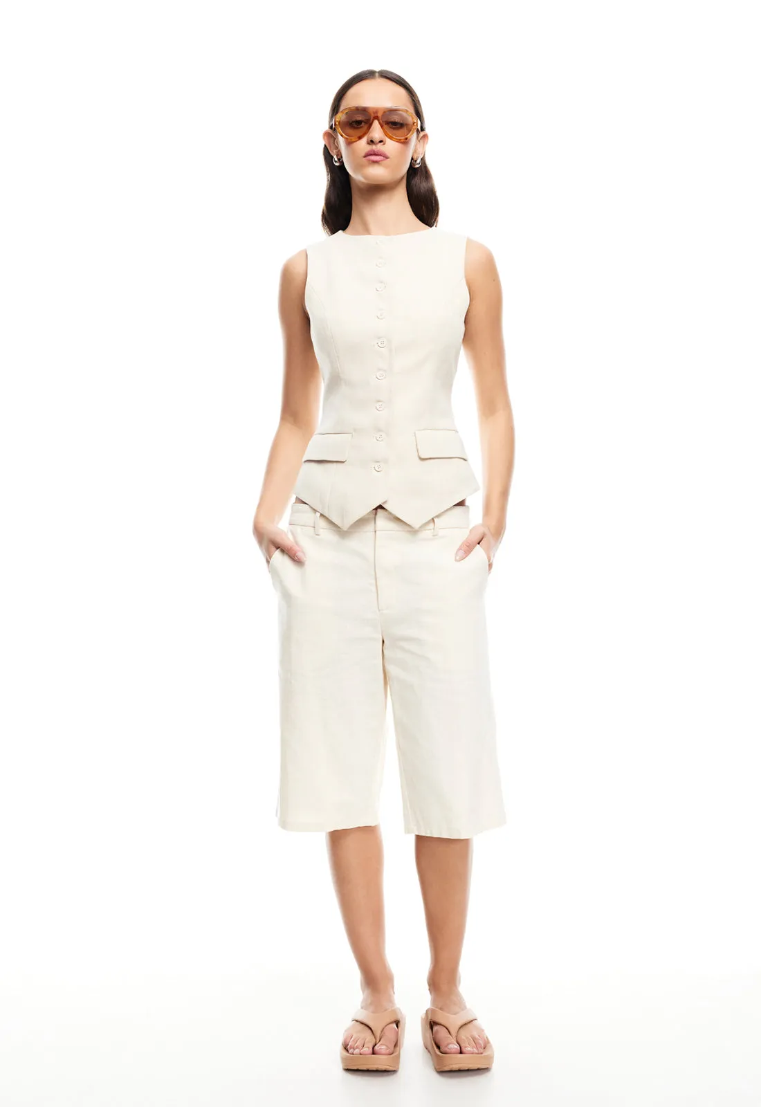 TRANQUILITY TOP - IVORY sold by Lioness product image thumbnail 2