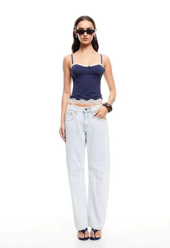 TOP MODEL CAMI - DEEP SEA sold by Lioness