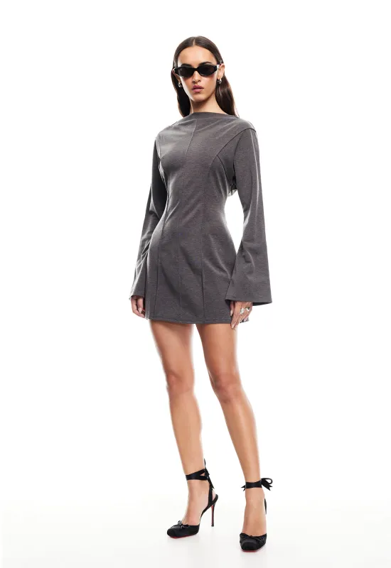 MARYLIN MINI DRESS - GREY sold by Lioness
