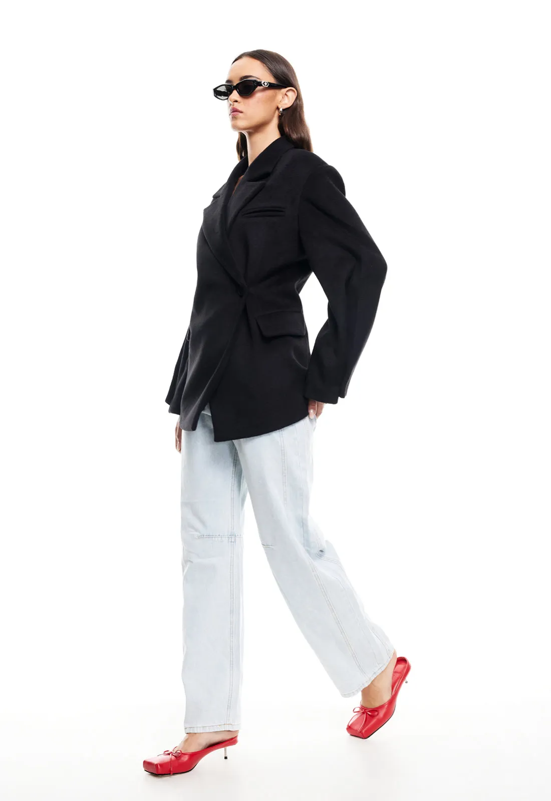 HEART SHAPED COAT - ONYX sold by Lioness product image thumbnail 3