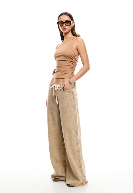 MUSE JEAN - CAMEL sold by Lioness