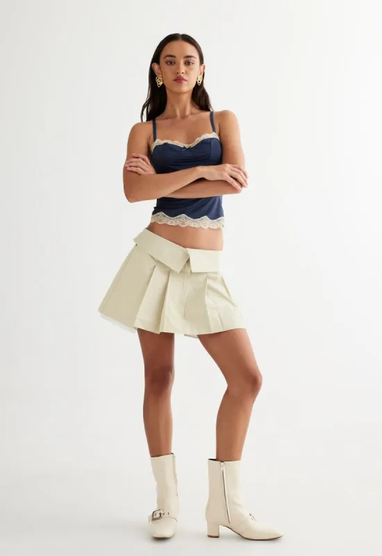 UTILITY MINI SKIRT - BEIGE sold by Lioness